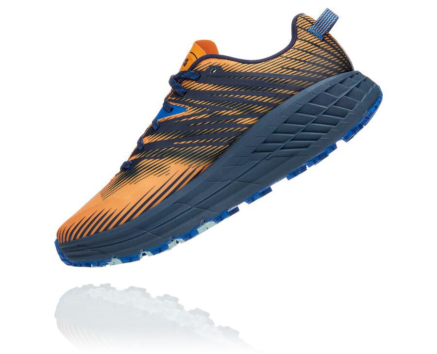 Hoka One One Spor Ayakkabı Erkek Turuncu/Siyah - Speedgoat 4 - MX3798406